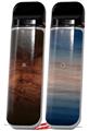 Skin Decal Wrap 2 Pack for Smok Novo v1 Exotic Wood Waterfall Bubinga Burst Dark Mocha VAPE NOT INCLUDED