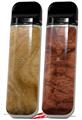 Skin Decal Wrap 2 Pack for Smok Novo v1 Exotic Wood White Oak Burl VAPE NOT INCLUDED