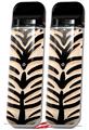 Skin Decal Wrap 2 Pack for Smok Novo v1 White Tiger VAPE NOT INCLUDED