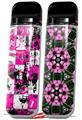 Skin Decal Wrap 2 Pack for Smok Novo v1 Pink Graffiti VAPE NOT INCLUDED