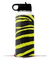 Skin Wrap Decal compatible with Hydro Flask Wide Mouth Bottle 32oz Zebra Yellow (BOTTLE NOT INCLUDED)