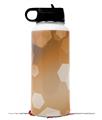 Skin Wrap Decal compatible with Hydro Flask Wide Mouth Bottle 32oz Bokeh Hex Orange (BOTTLE NOT INCLUDED)
