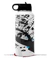 Skin Wrap Decal compatible with Hydro Flask Wide Mouth Bottle 32oz Baja 0018 Blue Medium (BOTTLE NOT INCLUDED)