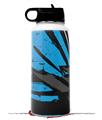 Skin Wrap Decal compatible with Hydro Flask Wide Mouth Bottle 32oz Baja 0040 Blue Medium (BOTTLE NOT INCLUDED)