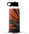 Skin Wrap Decal compatible with Hydro Flask Wide Mouth Bottle 32oz Baja 0040 Orange Burnt (BOTTLE NOT INCLUDED)