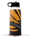 Skin Wrap Decal compatible with Hydro Flask Wide Mouth Bottle 32oz Baja 0040 Orange (BOTTLE NOT INCLUDED)