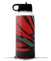 Skin Wrap Decal compatible with Hydro Flask Wide Mouth Bottle 32oz Baja 0040 Red (BOTTLE NOT INCLUDED)