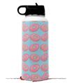 Skin Wrap Decal compatible with Hydro Flask Wide Mouth Bottle 32oz Donuts Blue (BOTTLE NOT INCLUDED)