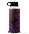 Skin Wrap Decal compatible with Hydro Flask Wide Mouth Bottle 32oz Red Pink And Black Lips (BOTTLE NOT INCLUDED)