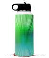 Skin Wrap Decal compatible with Hydro Flask Wide Mouth Bottle 32oz Bent Light Greenish (BOTTLE NOT INCLUDED)