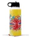 Skin Wrap Decal compatible with Hydro Flask Wide Mouth Bottle 32oz Rainbow Music (BOTTLE NOT INCLUDED)