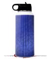 Skin Wrap Decal compatible with Hydro Flask Wide Mouth Bottle 32oz Binary Rain Blue (BOTTLE NOT INCLUDED)