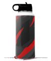 Skin Wrap Decal compatible with Hydro Flask Wide Mouth Bottle 32oz Jagged Camo Red (BOTTLE NOT INCLUDED)