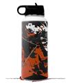Skin Wrap Decal compatible with Hydro Flask Wide Mouth Bottle 32oz Baja 0003 Burnt Orange (BOTTLE NOT INCLUDED)