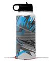 Skin Wrap Decal compatible with Hydro Flask Wide Mouth Bottle 32oz Baja 0032 Blue Medium (BOTTLE NOT INCLUDED)