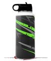 Skin Wrap Decal compatible with Hydro Flask Wide Mouth Bottle 32oz Baja 0014 Neon Green (BOTTLE NOT INCLUDED)