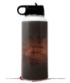 Skin Wrap Decal compatible with Hydro Flask Wide Mouth Bottle 32oz Exotic Wood Waterfall Bubinga Burst Dark Mocha (BOTTLE NOT INCLUDED)
