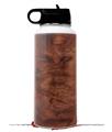 Skin Wrap Decal compatible with Hydro Flask Wide Mouth Bottle 32oz Exotic Wood Waterfall Bubinga (BOTTLE NOT INCLUDED)
