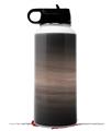 Skin Wrap Decal compatible with Hydro Flask Wide Mouth Bottle 32oz Exotic Wood White Oak Burst Black (BOTTLE NOT INCLUDED)