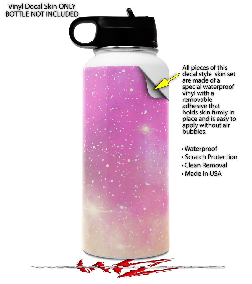 Hydro Flask 32oz Bottle Dynamic Cotton Candy Galaxy uSkins
