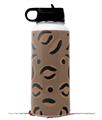 Skin Wrap Decal compatible with Hydro Flask Wide Mouth Bottle 32oz Dark Cheetah (BOTTLE NOT INCLUDED)