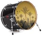 Vinyl Decal Skin Wrap for 22" Bass Kick Drum Head Summer Palm Trees - DRUM HEAD NOT INCLUDED