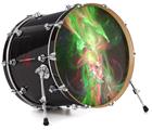 Vinyl Decal Skin Wrap for 22" Bass Kick Drum Head Here - DRUM HEAD NOT INCLUDED