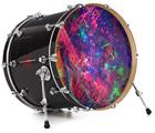 Vinyl Decal Skin Wrap for 22" Bass Kick Drum Head Organic - DRUM HEAD NOT INCLUDED