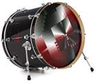 Vinyl Decal Skin Wrap for 22" Bass Kick Drum Head Positive Three - DRUM HEAD NOT INCLUDED