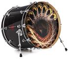 Vinyl Decal Skin Wrap for 22" Bass Kick Drum Head Enter Here - DRUM HEAD NOT INCLUDED