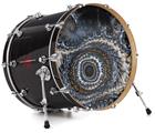 Vinyl Decal Skin Wrap for 22" Bass Kick Drum Head Eye Of The Storm - DRUM HEAD NOT INCLUDED