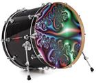 Vinyl Decal Skin Wrap for 22" Bass Kick Drum Head Deceptively Simple - DRUM HEAD NOT INCLUDED