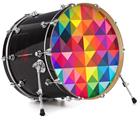 Vinyl Decal Skin Wrap for 22" Bass Kick Drum Head Spectrums - DRUM HEAD NOT INCLUDED