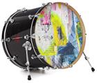Vinyl Decal Skin Wrap for 22" Bass Kick Drum Head Graffiti Graphic - DRUM HEAD NOT INCLUDED