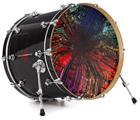 Vinyl Decal Skin Wrap for 22" Bass Kick Drum Head Architectural - DRUM HEAD NOT INCLUDED