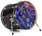 Vinyl Decal Skin Wrap for 22" Bass Kick Drum Head Flowery - DRUM HEAD NOT INCLUDED