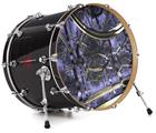 Vinyl Decal Skin Wrap for 22" Bass Kick Drum Head Gyro Lattice - DRUM HEAD NOT INCLUDED