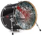 Vinyl Decal Skin Wrap for 22" Bass Kick Drum Head Tissue - DRUM HEAD NOT INCLUDED