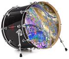Vinyl Decal Skin Wrap for 22" Bass Kick Drum Head Vortices - DRUM HEAD NOT INCLUDED