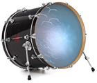 Vinyl Decal Skin Wrap for 22" Bass Kick Drum Head Flock - DRUM HEAD NOT INCLUDED