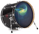 Vinyl Decal Skin Wrap for 22" Bass Kick Drum Head Orchid - DRUM HEAD NOT INCLUDED