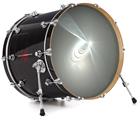 Vinyl Decal Skin Wrap for 22" Bass Kick Drum Head Ripples Of Light - DRUM HEAD NOT INCLUDED