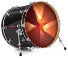 Vinyl Decal Skin Wrap for 22" Bass Kick Drum Head Trifold - DRUM HEAD NOT INCLUDED