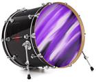 Vinyl Decal Skin Wrap for 22" Bass Kick Drum Head Paint Blend Purple - DRUM HEAD NOT INCLUDED
