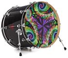 Vinyl Decal Skin Wrap for 22" Bass Kick Drum Head Twist - DRUM HEAD NOT INCLUDED