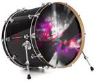 Vinyl Decal Skin Wrap for 22" Bass Kick Drum Head ZaZa Pink - DRUM HEAD NOT INCLUDED