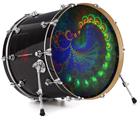 Vinyl Decal Skin Wrap for 22" Bass Kick Drum Head Deeper Dive - DRUM HEAD NOT INCLUDED