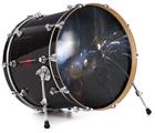 Vinyl Decal Skin Wrap for 22" Bass Kick Drum Head Cyborg - DRUM HEAD NOT INCLUDED