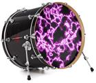 Vinyl Decal Skin Wrap for 22" Bass Kick Drum Head Electrify Hot Pink - DRUM HEAD NOT INCLUDED