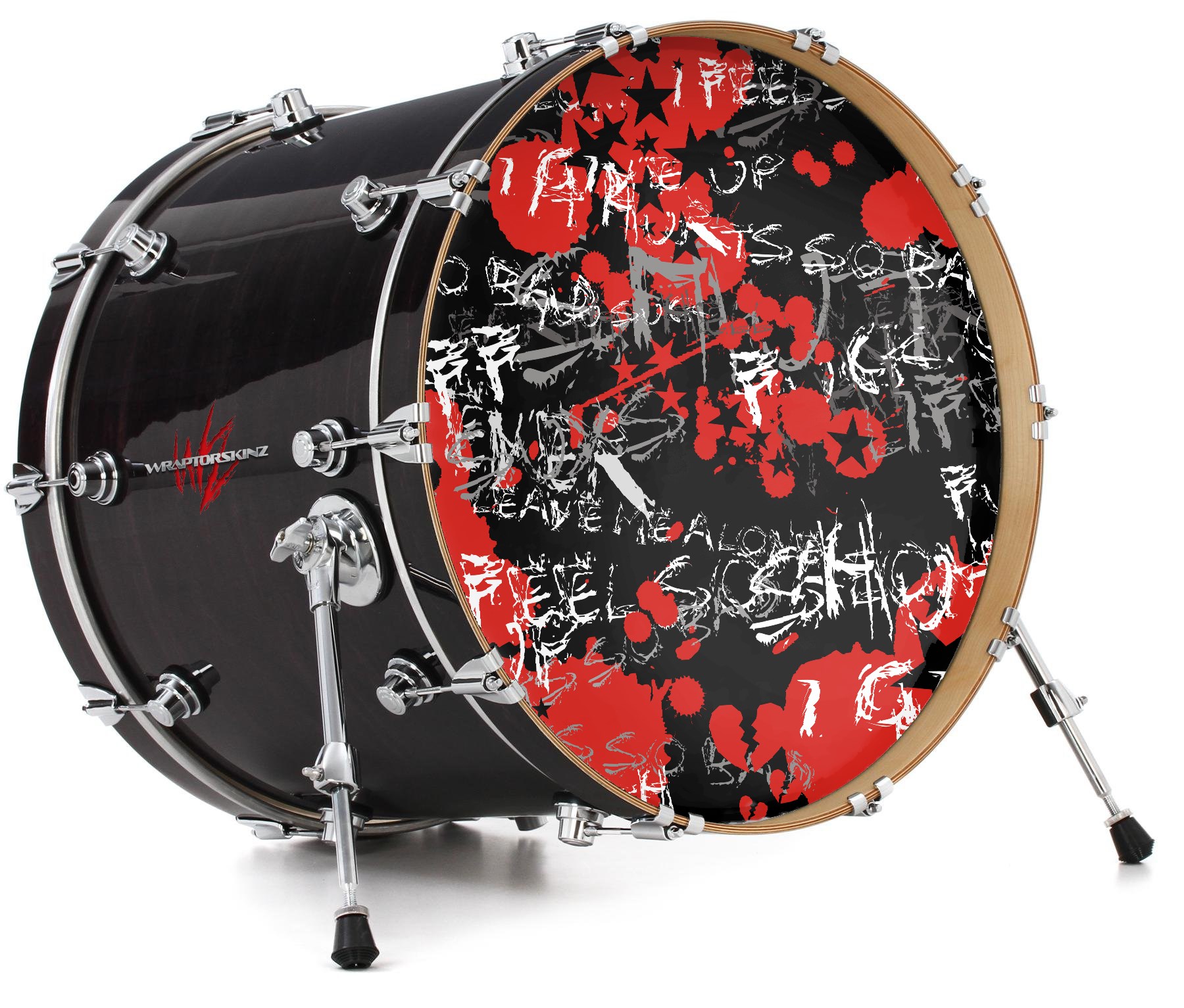 22 inch outlet kick drum head